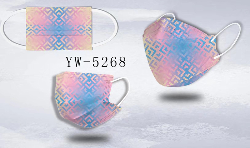 หน้ากากรูปแบบพื้นผิวพิมพ์ดิจิทัล